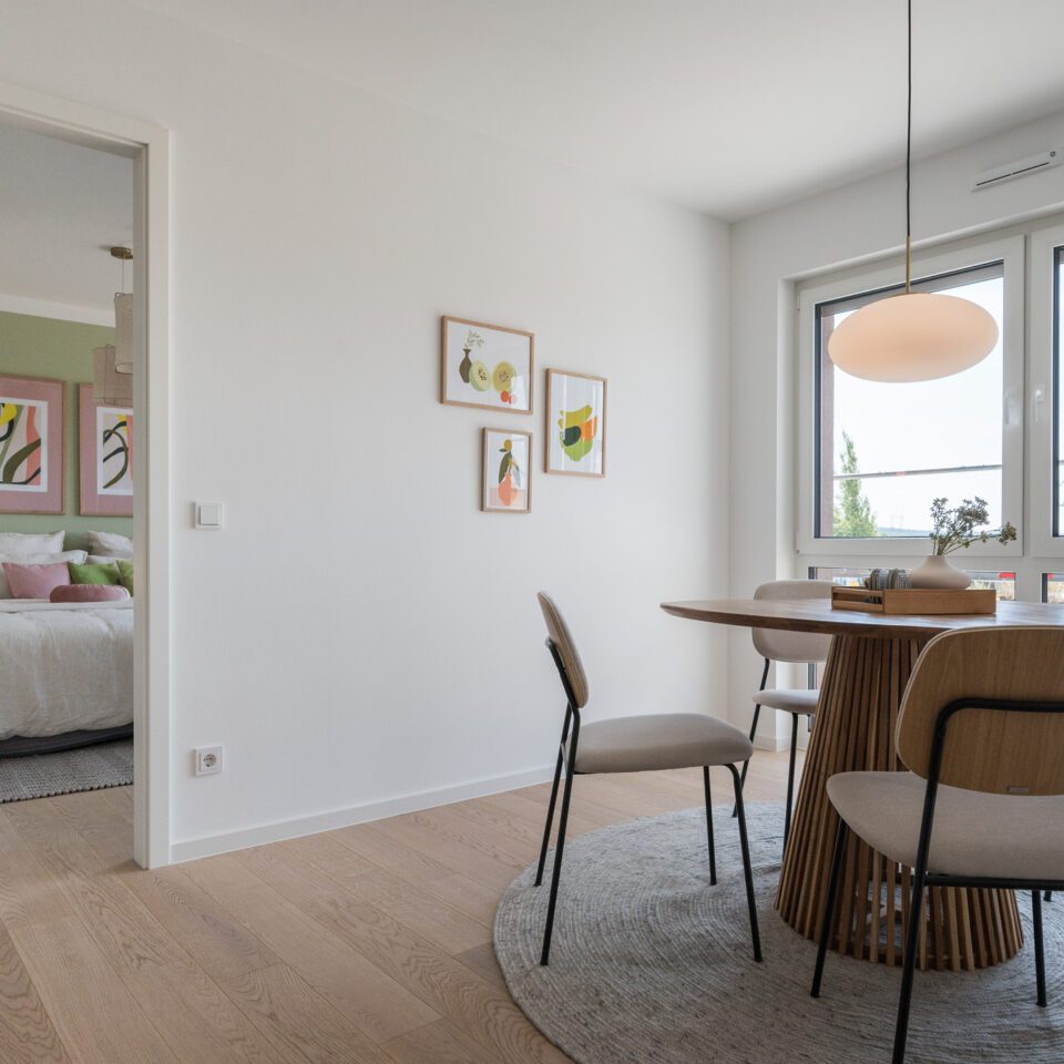 Essen Schlafen Musterwohnung