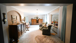 geerbtes Reihenhaus vor Home Staging