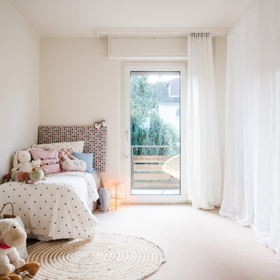 Babybereich im Schlafzimmer nach Home Staging